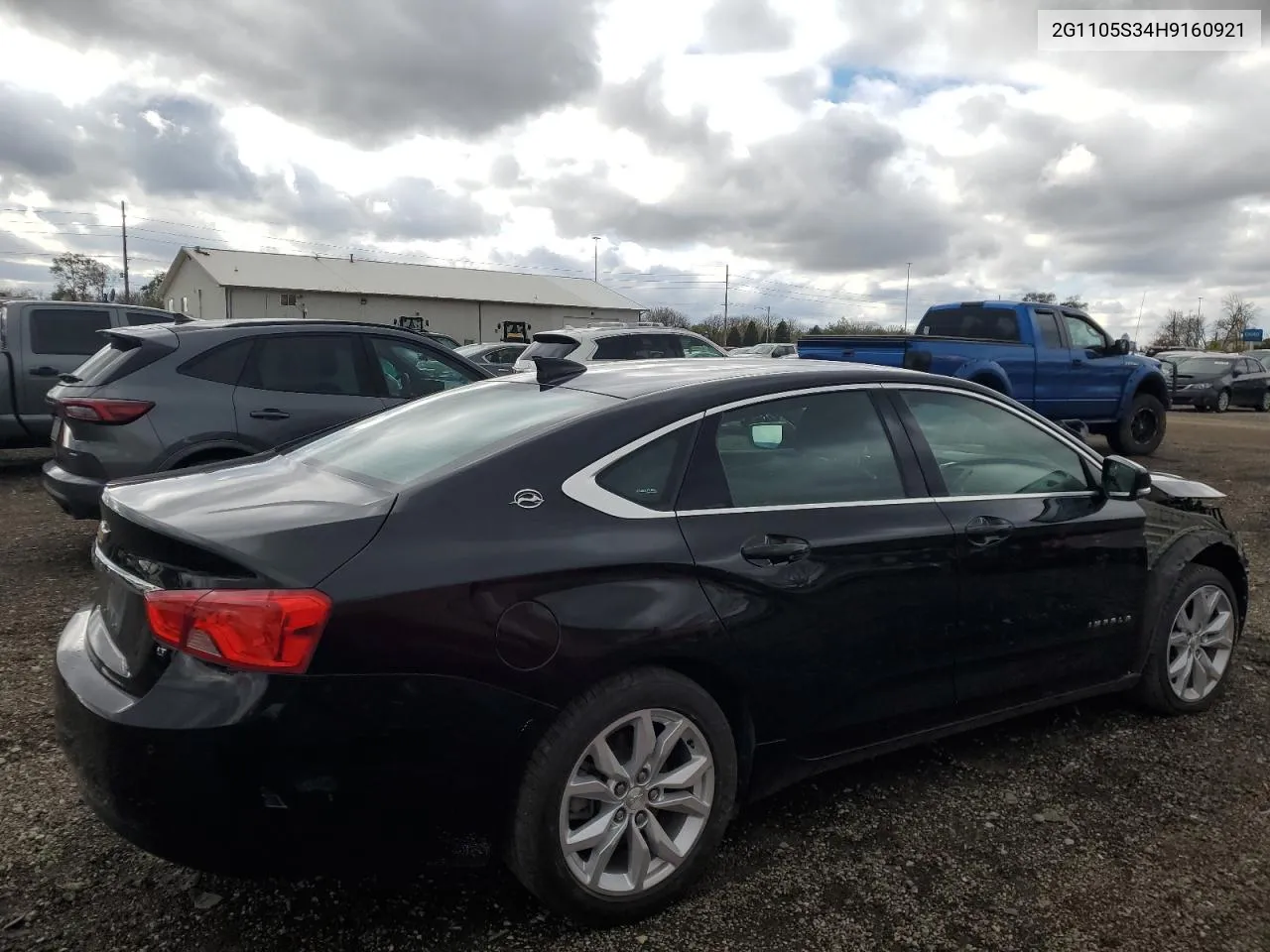 2017 Chevrolet Impala Lt VIN: 2G1105S34H9160921 Lot: 77799194