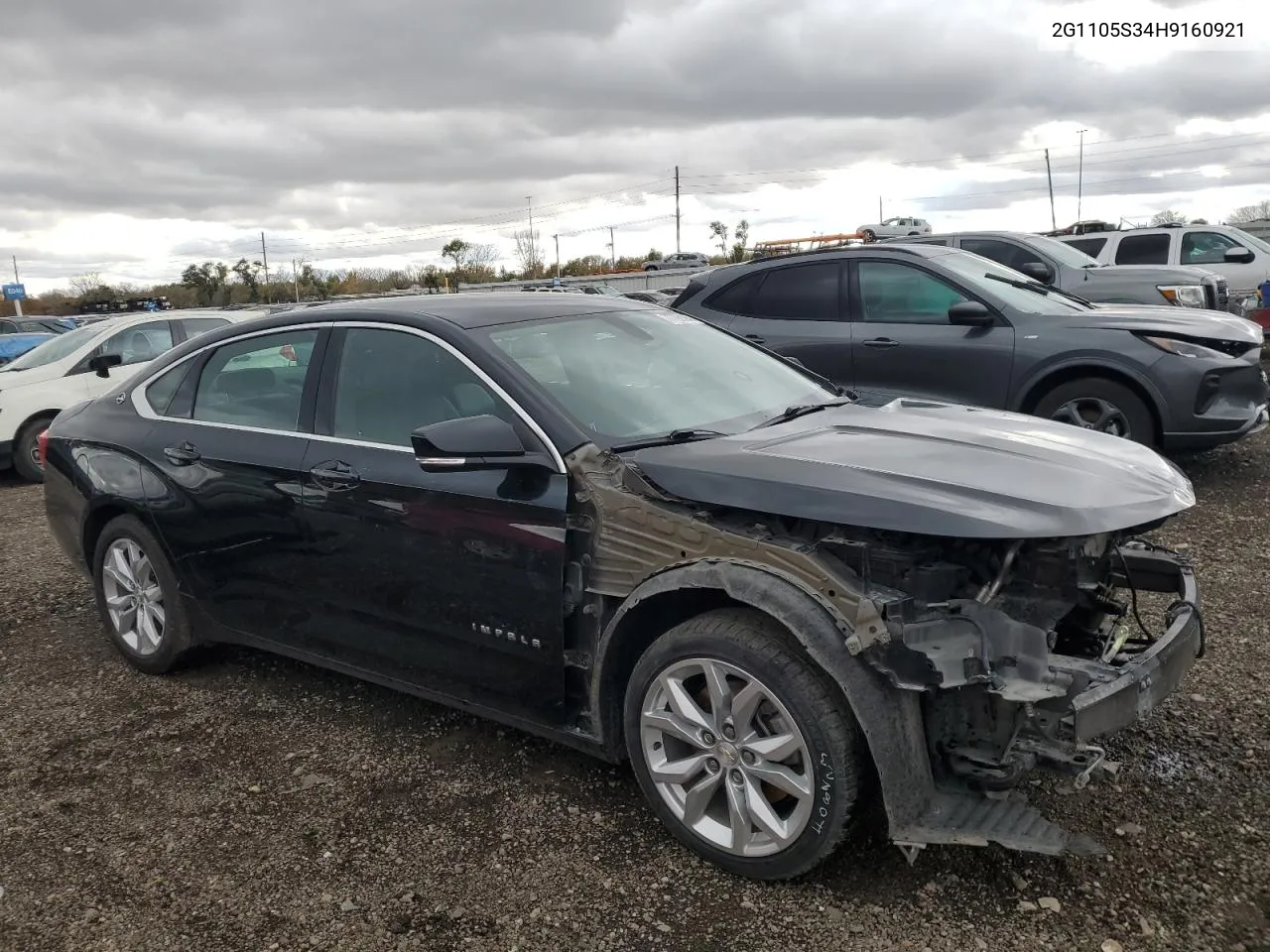 2017 Chevrolet Impala Lt VIN: 2G1105S34H9160921 Lot: 77799194