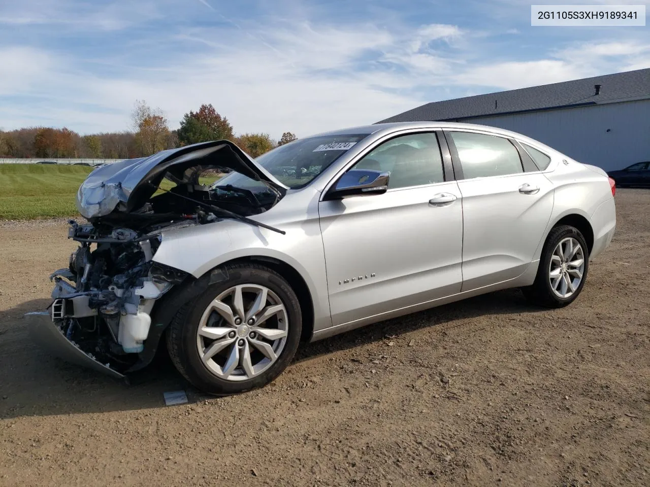 2017 Chevrolet Impala Lt VIN: 2G1105S3XH9189341 Lot: 77840124