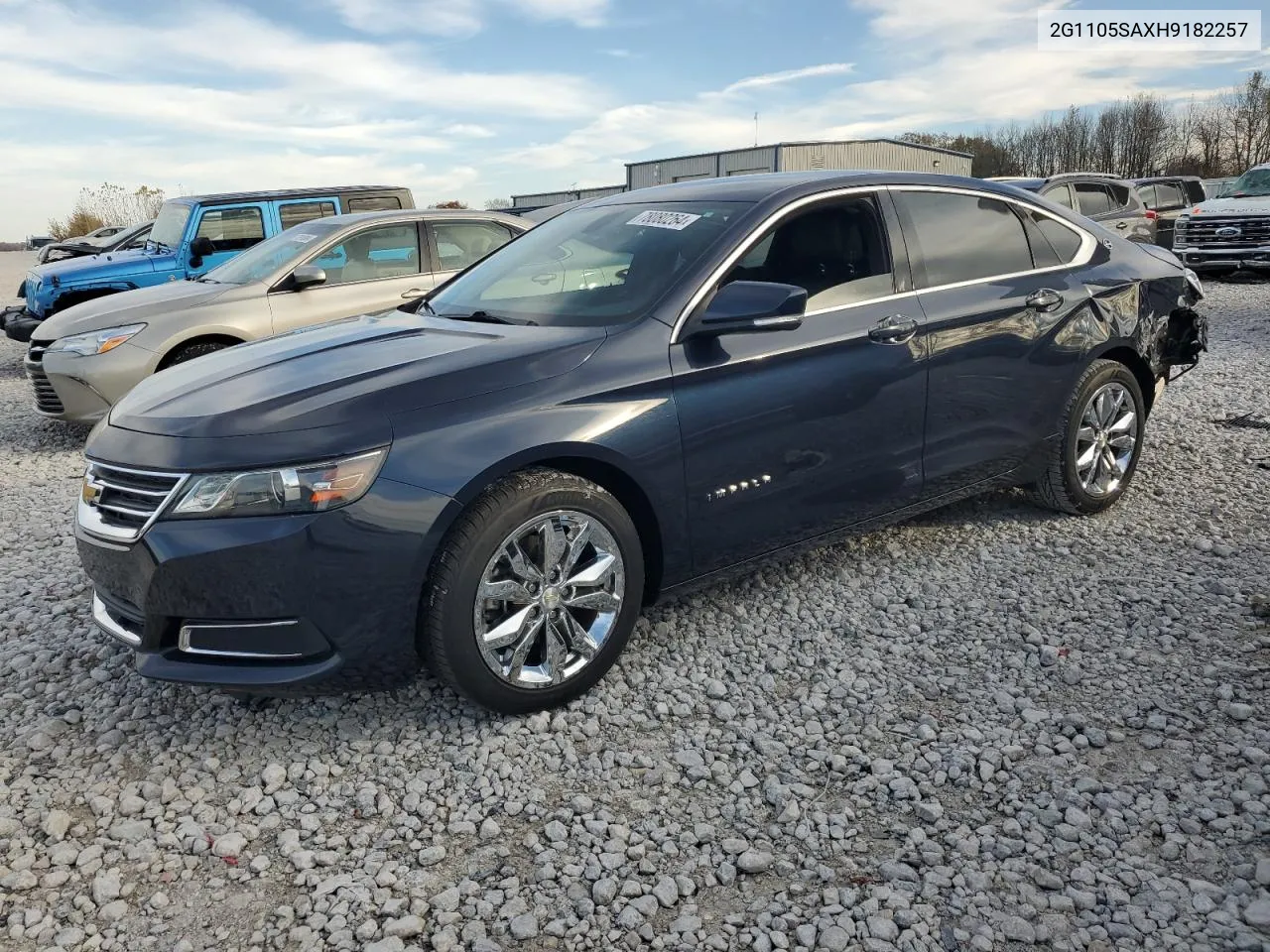 2017 Chevrolet Impala Lt VIN: 2G1105SAXH9182257 Lot: 78080264