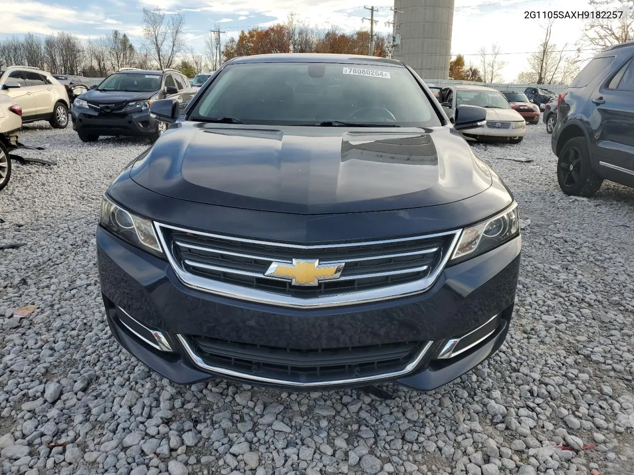 2017 Chevrolet Impala Lt VIN: 2G1105SAXH9182257 Lot: 78080264