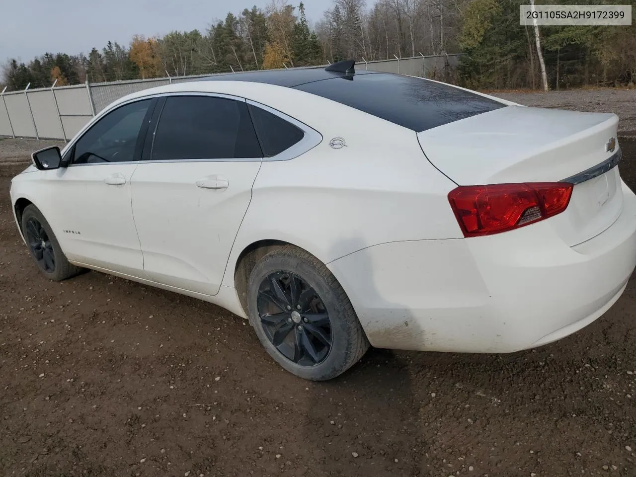 2017 Chevrolet Impala Lt VIN: 2G1105SA2H9172399 Lot: 78213584