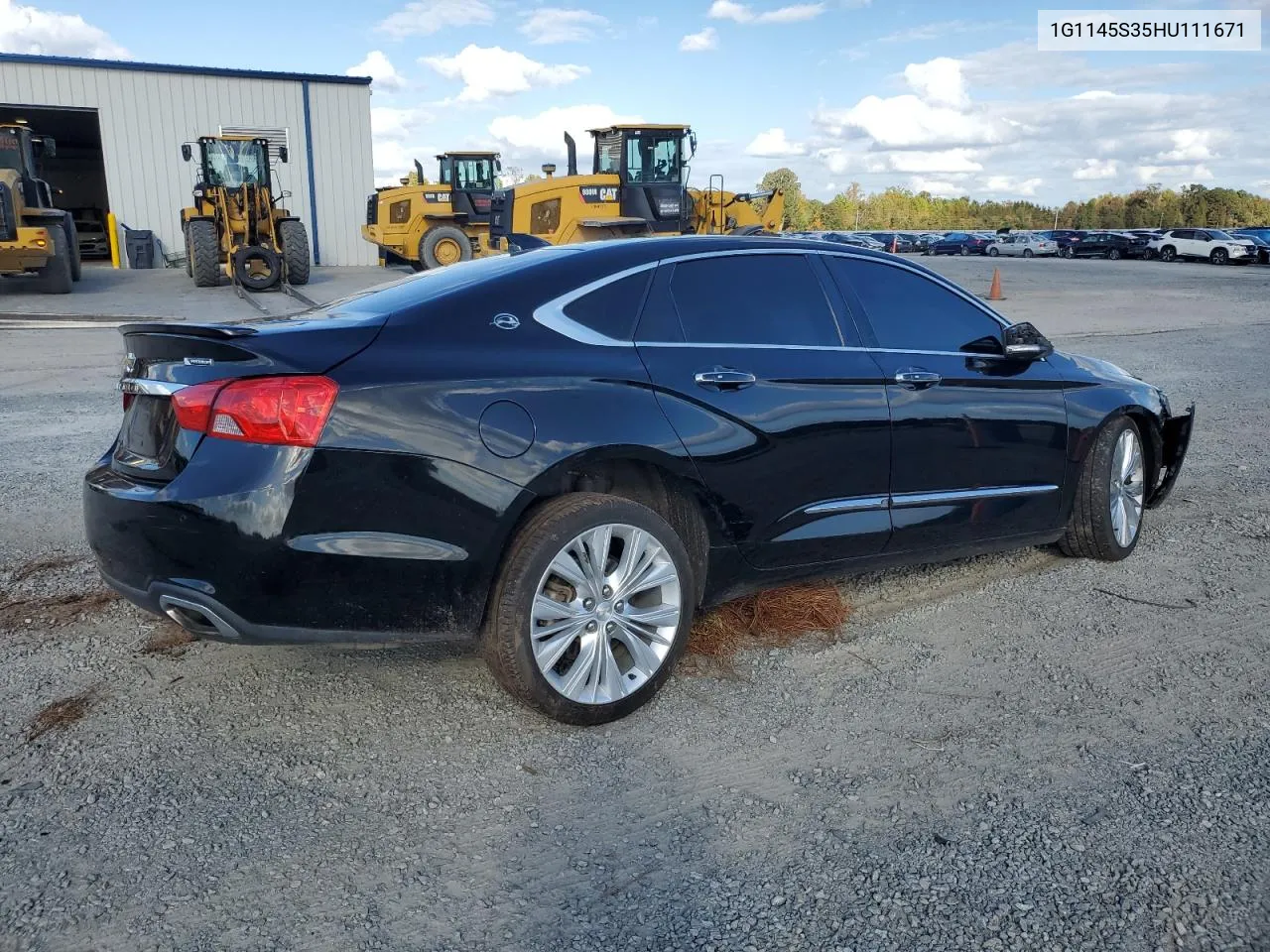 2017 Chevrolet Impala Premier VIN: 1G1145S35HU111671 Lot: 78323664