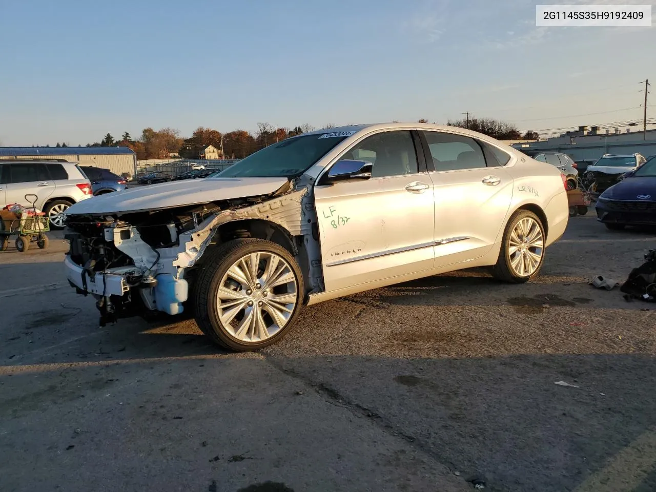 2G1145S35H9192409 2017 Chevrolet Impala Premier