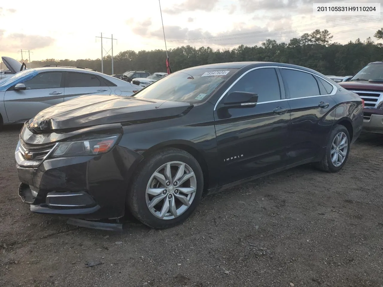 2017 Chevrolet Impala Lt VIN: 2G1105S31H9110204 Lot: 78547604