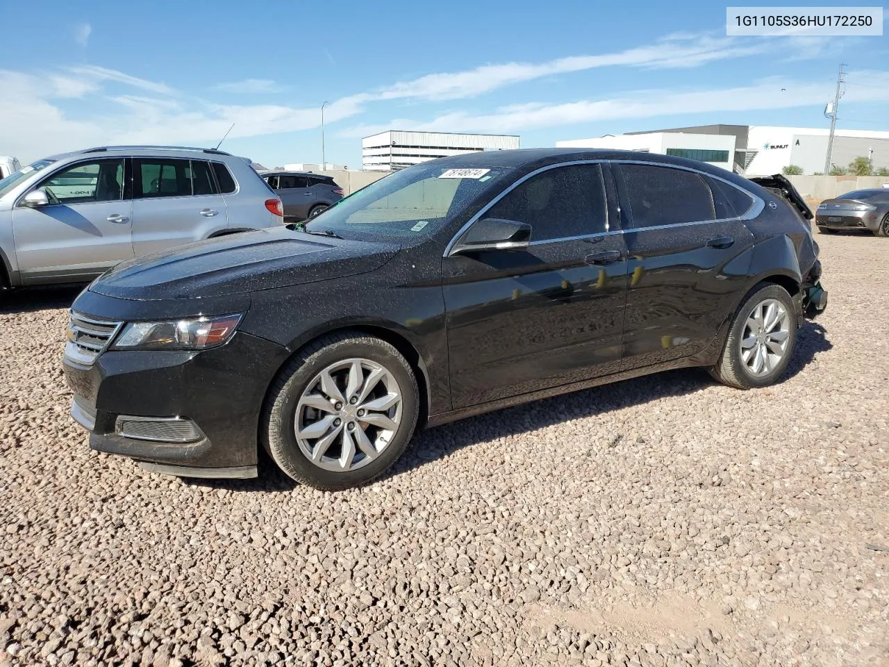 2017 Chevrolet Impala Lt VIN: 1G1105S36HU172250 Lot: 78748674