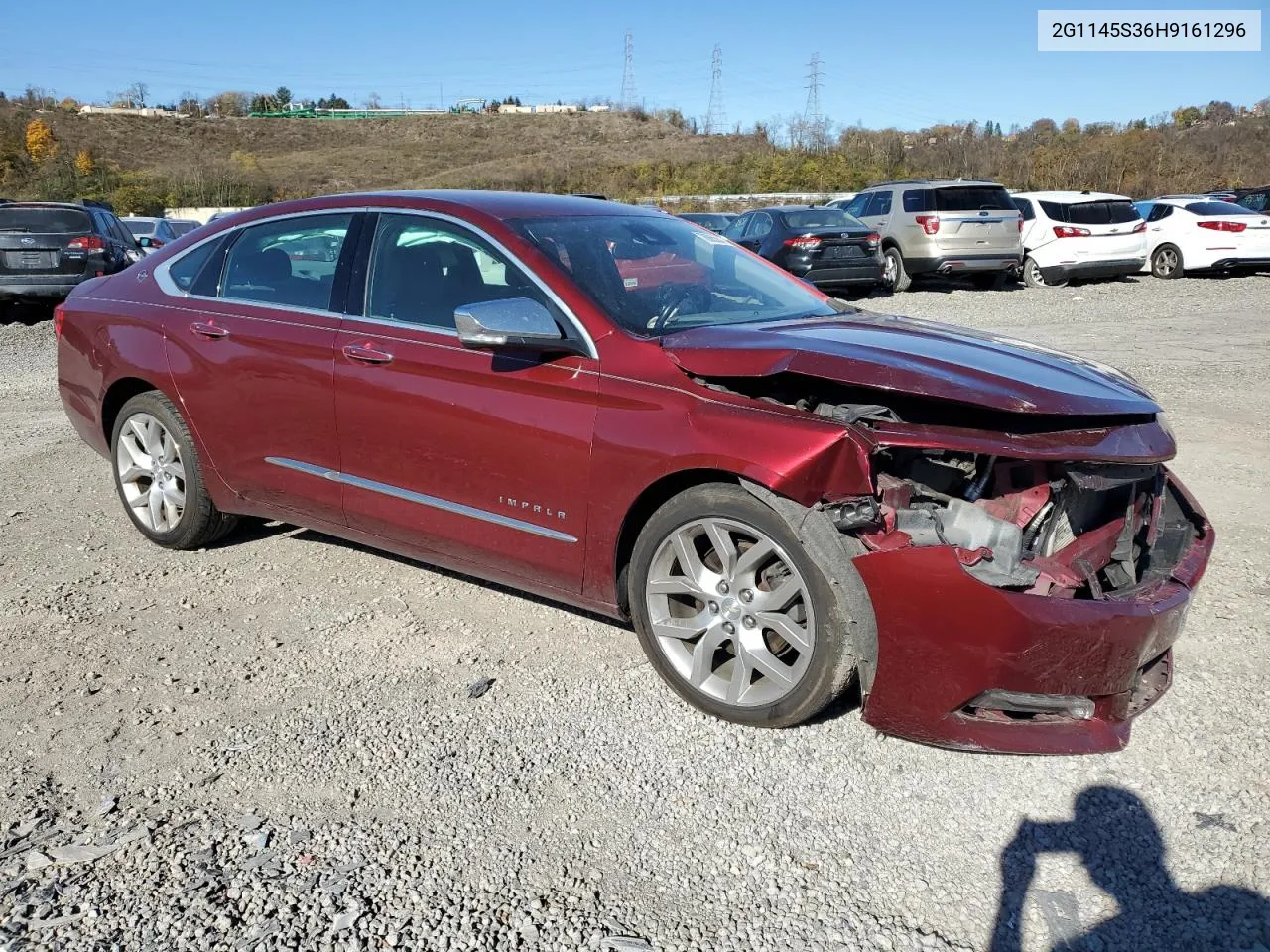 2017 Chevrolet Impala Premier VIN: 2G1145S36H9161296 Lot: 78865584