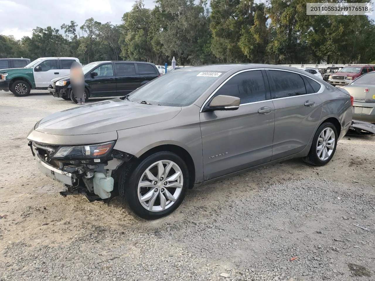 2017 Chevrolet Impala Lt VIN: 2G1105S32H9176518 Lot: 78955824