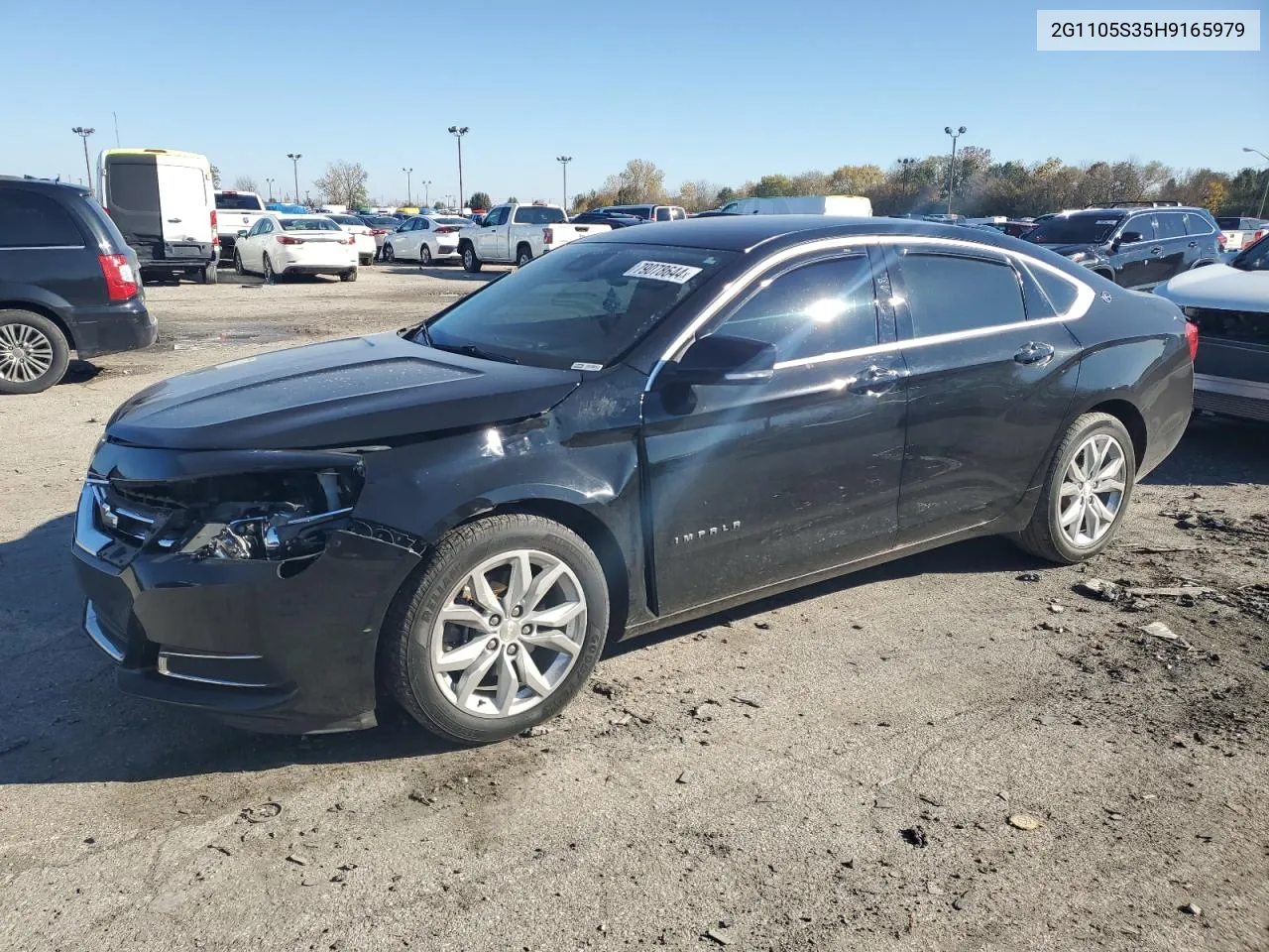 2017 Chevrolet Impala Lt VIN: 2G1105S35H9165979 Lot: 79078644