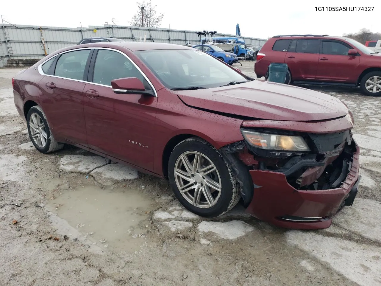 2017 Chevrolet Impala Lt VIN: 1G1105SA5HU174327 Lot: 79562974