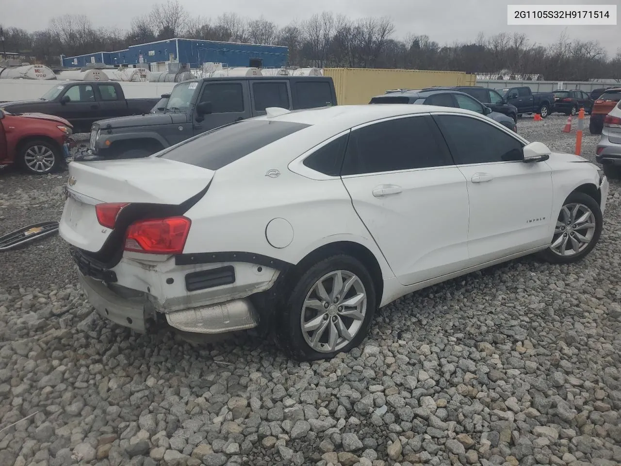 2017 Chevrolet Impala Lt VIN: 2G1105S32H9171514 Lot: 79949754