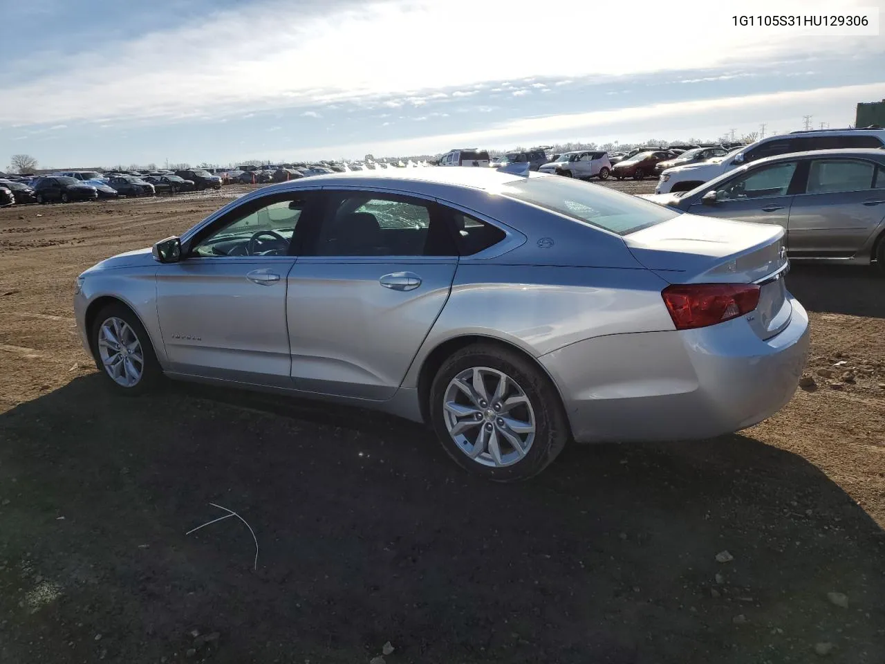 2017 Chevrolet Impala Lt VIN: 1G1105S31HU129306 Lot: 80011144