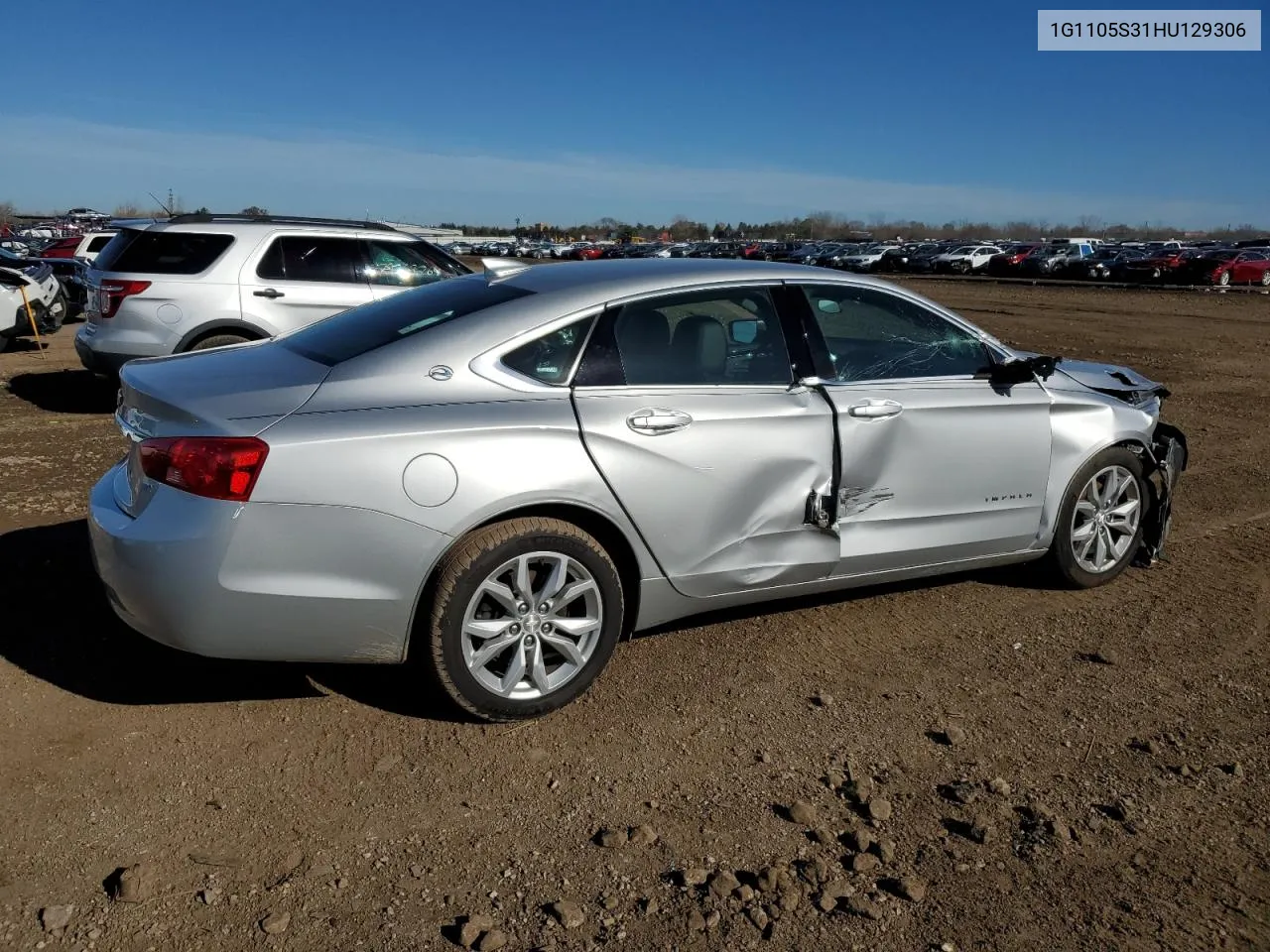 2017 Chevrolet Impala Lt VIN: 1G1105S31HU129306 Lot: 80011144