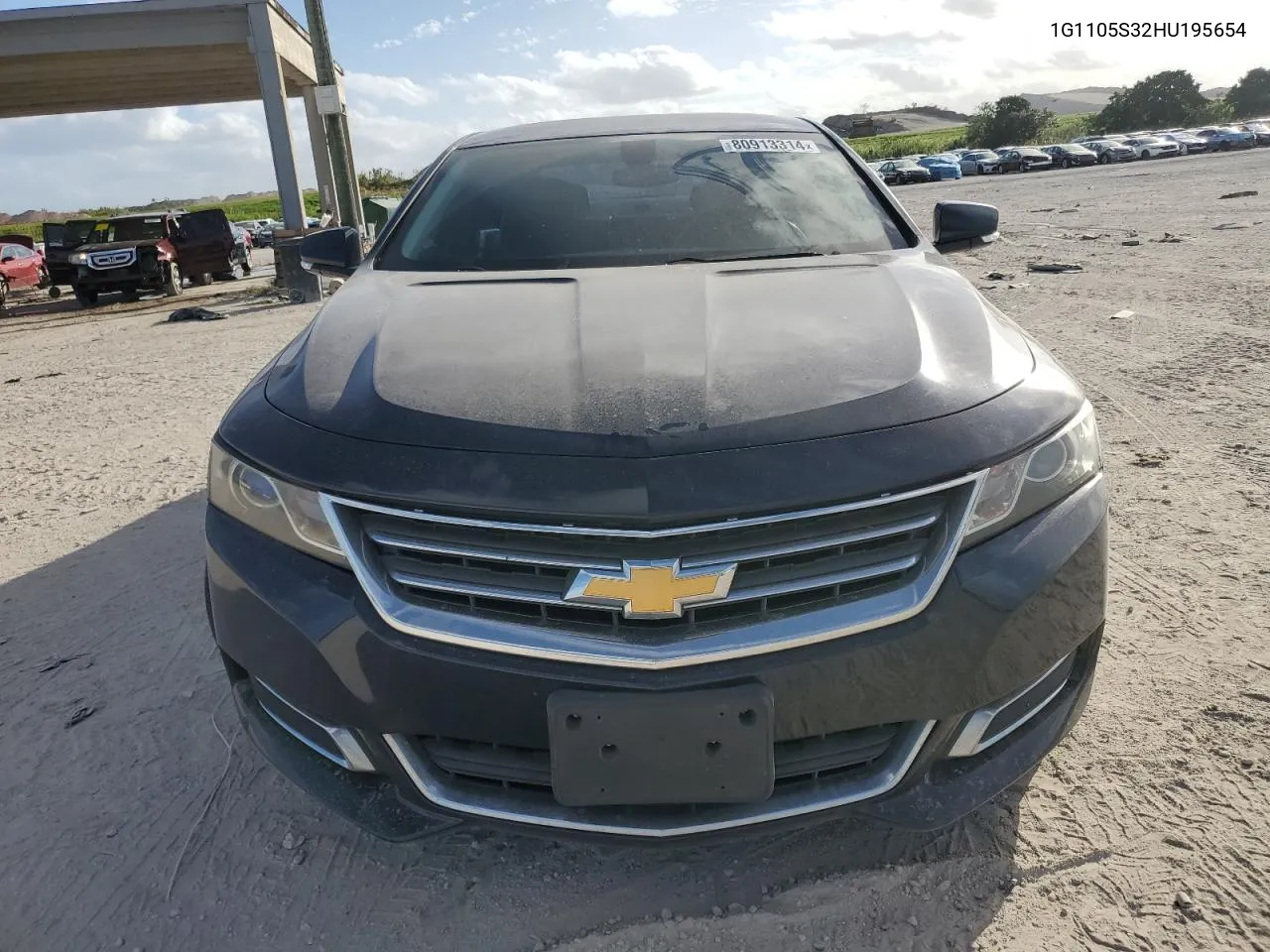 2017 Chevrolet Impala Lt VIN: 1G1105S32HU195654 Lot: 80913314