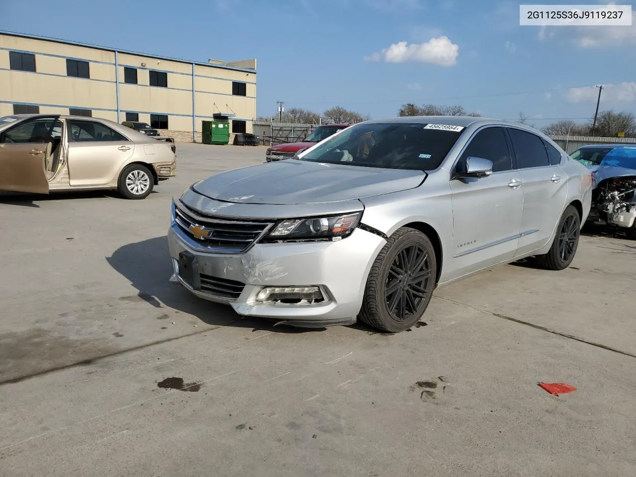 2018 Chevrolet Impala Premier VIN: 2G1125S36J9119237 Lot: 45625954