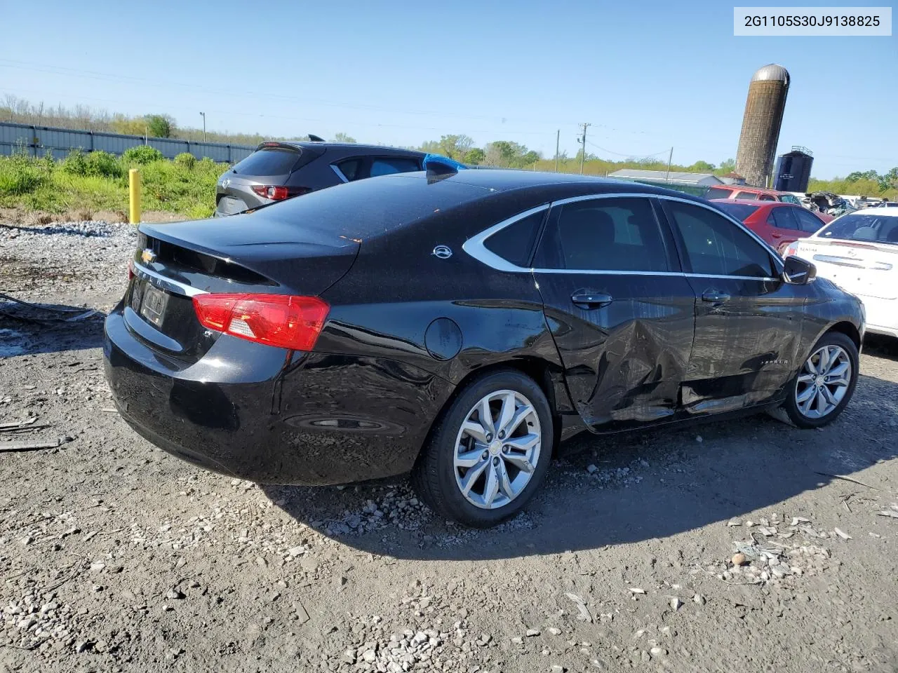 2018 Chevrolet Impala Lt VIN: 2G1105S30J9138825 Lot: 48561234