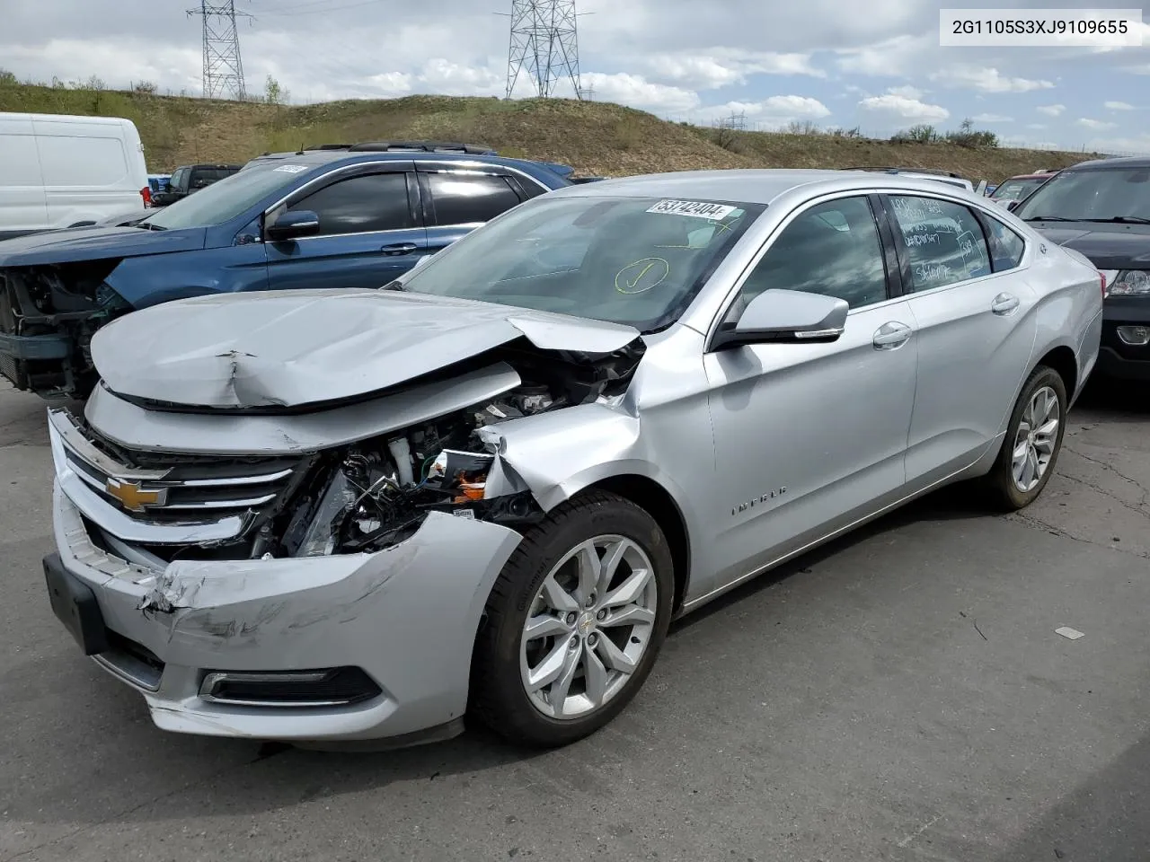 2018 Chevrolet Impala Lt VIN: 2G1105S3XJ9109655 Lot: 53742404