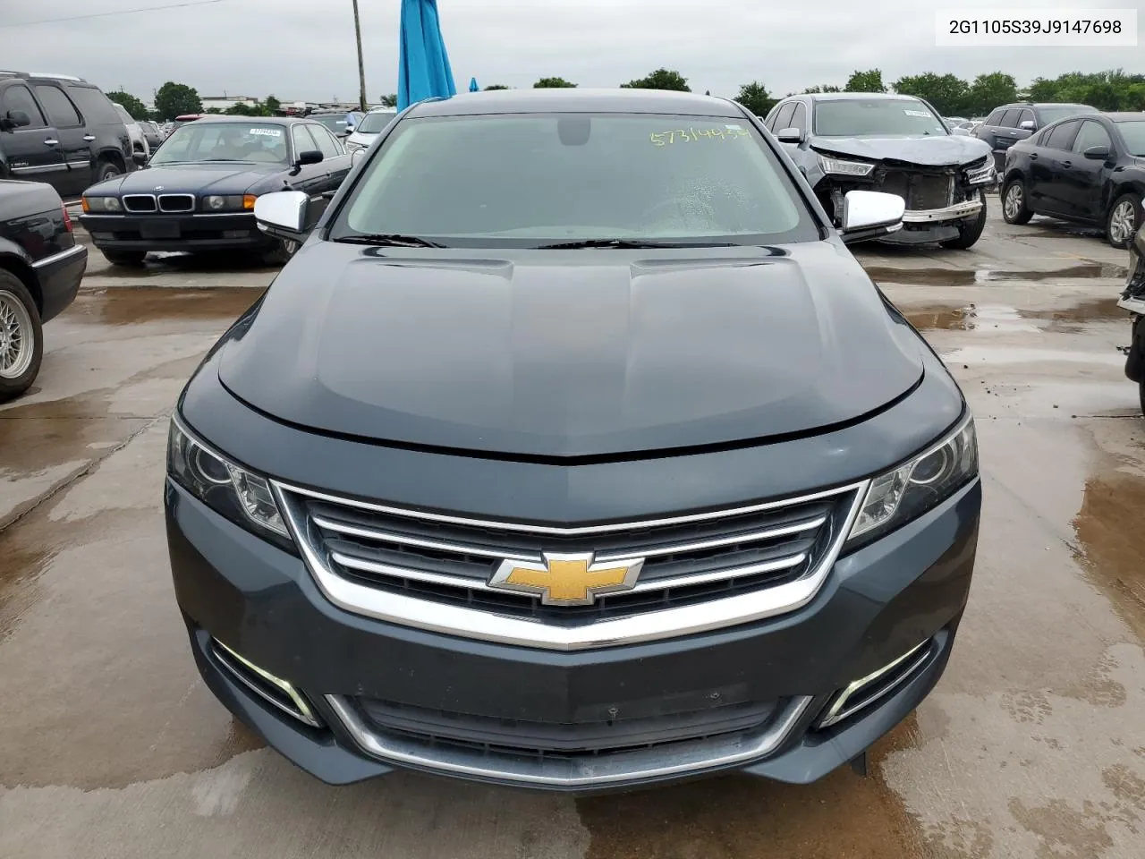 2018 Chevrolet Impala Lt VIN: 2G1105S39J9147698 Lot: 57314434