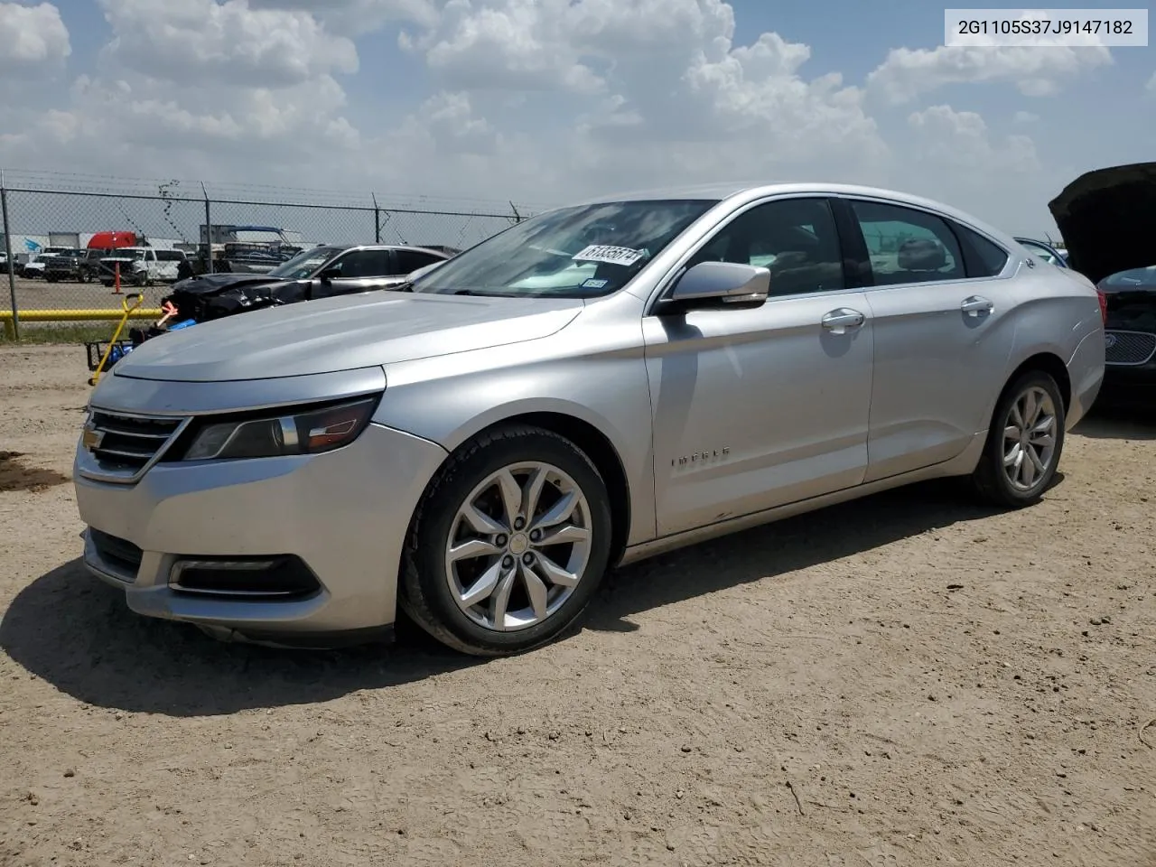 2018 Chevrolet Impala Lt VIN: 2G1105S37J9147182 Lot: 61335674