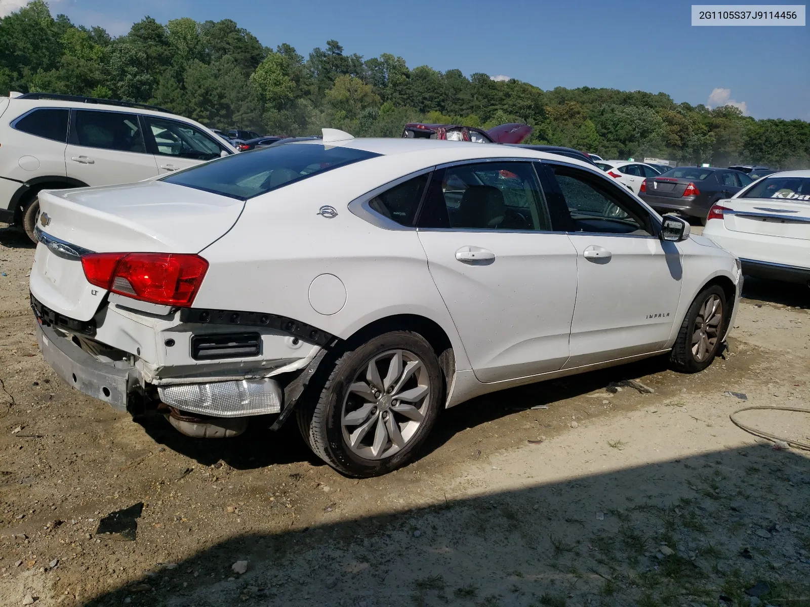 2G1105S37J9114456 2018 Chevrolet Impala Lt