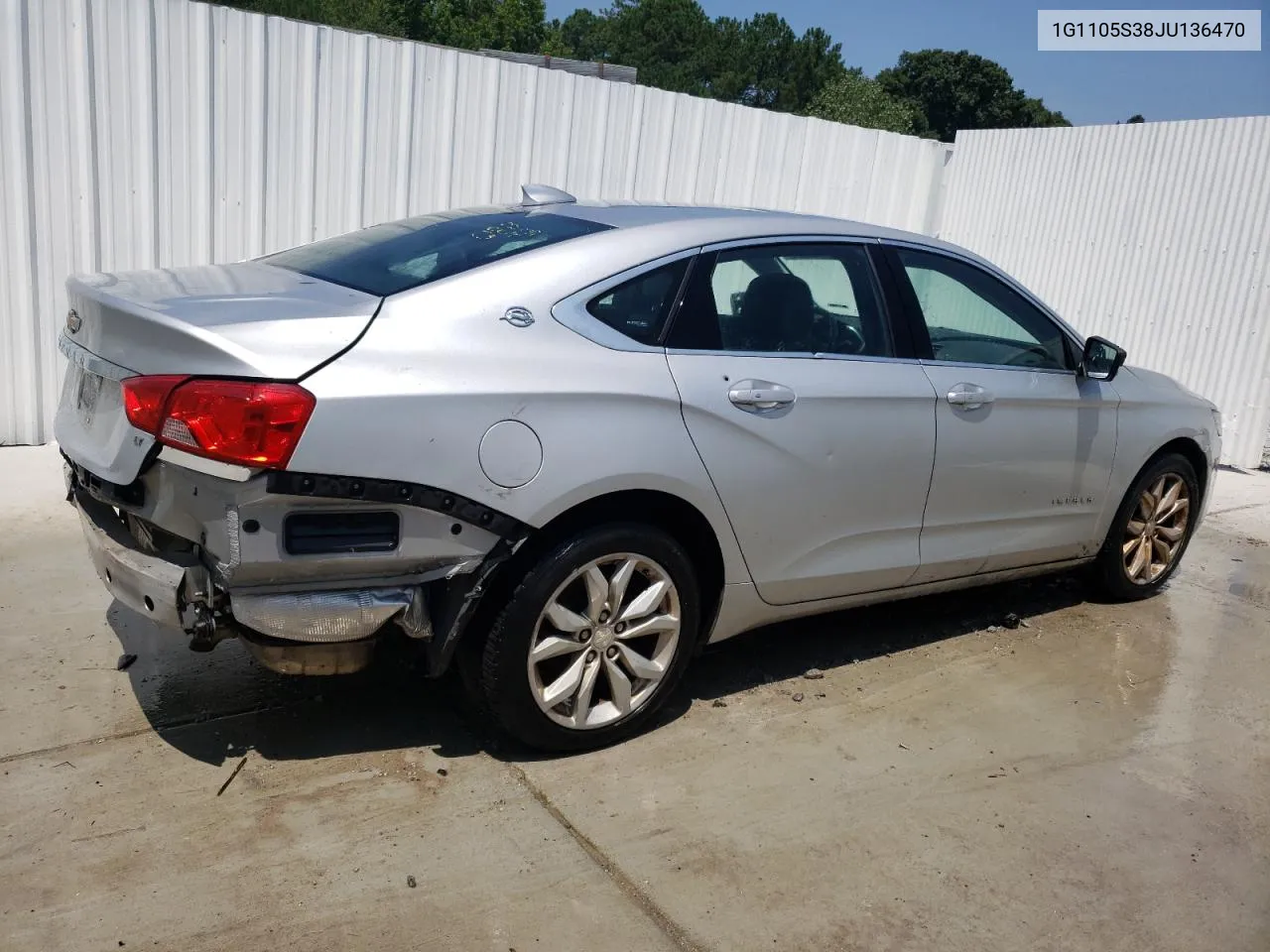 2018 Chevrolet Impala Lt VIN: 1G1105S38JU136470 Lot: 63219764