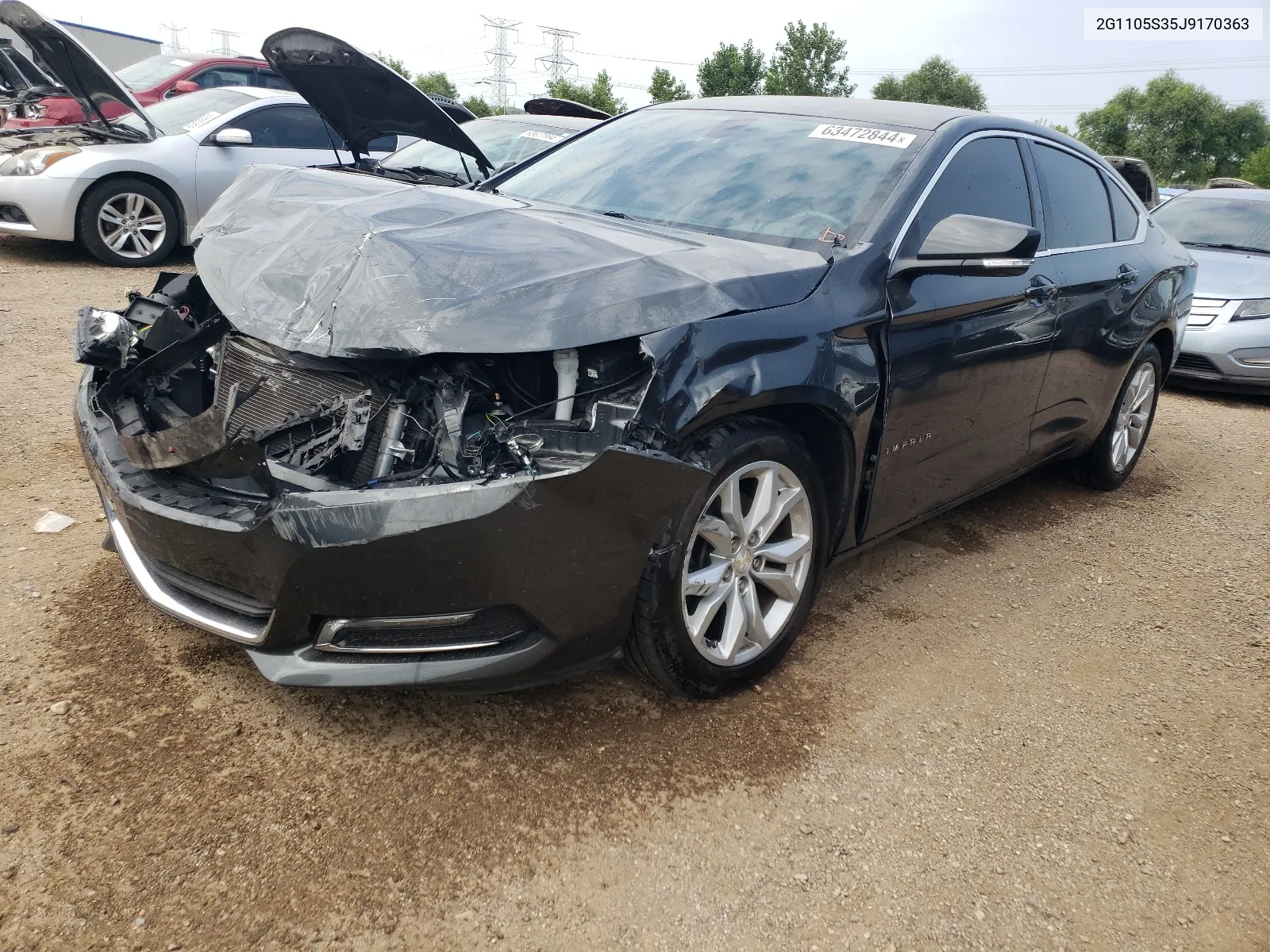 2018 Chevrolet Impala Lt VIN: 2G1105S35J9170363 Lot: 63472844