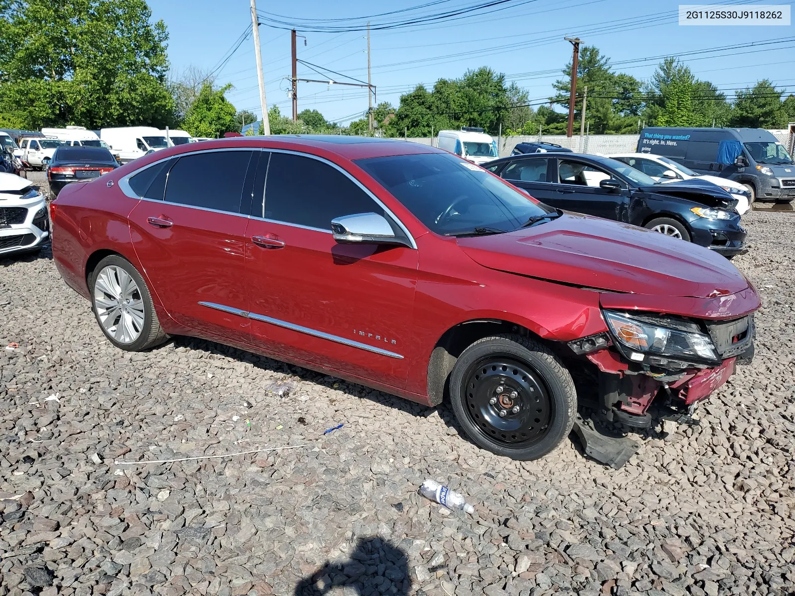 2018 Chevrolet Impala Premier VIN: 2G1125S30J9118262 Lot: 63760054