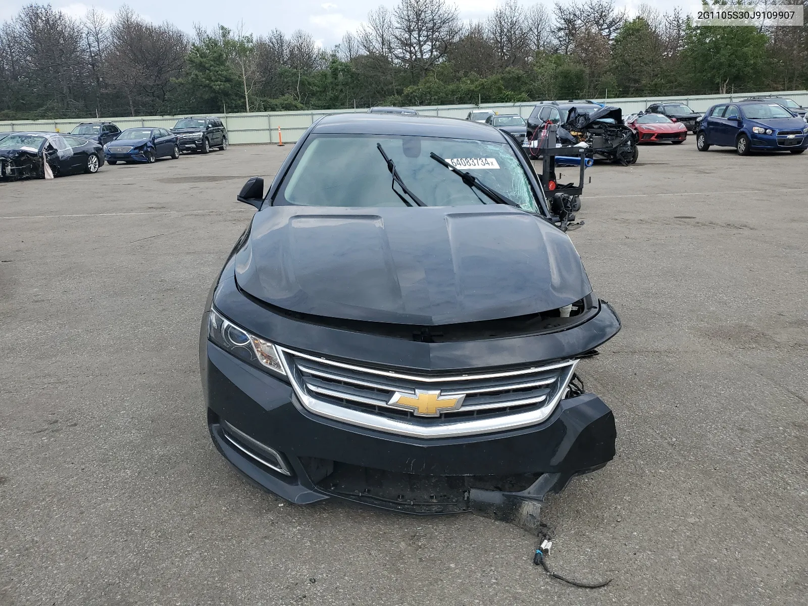 2018 Chevrolet Impala Lt VIN: 2G1105S30J9109907 Lot: 64083734