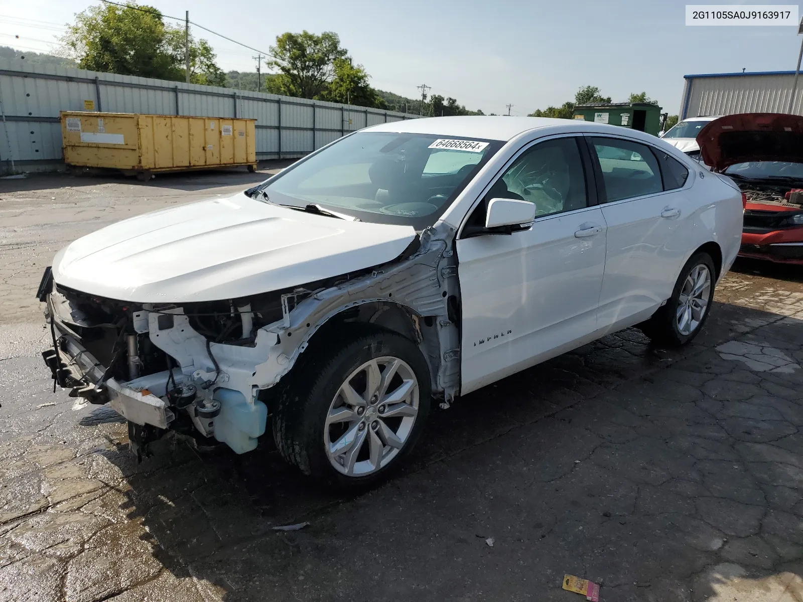 2018 Chevrolet Impala Lt VIN: 2G1105SA0J9163917 Lot: 64668564