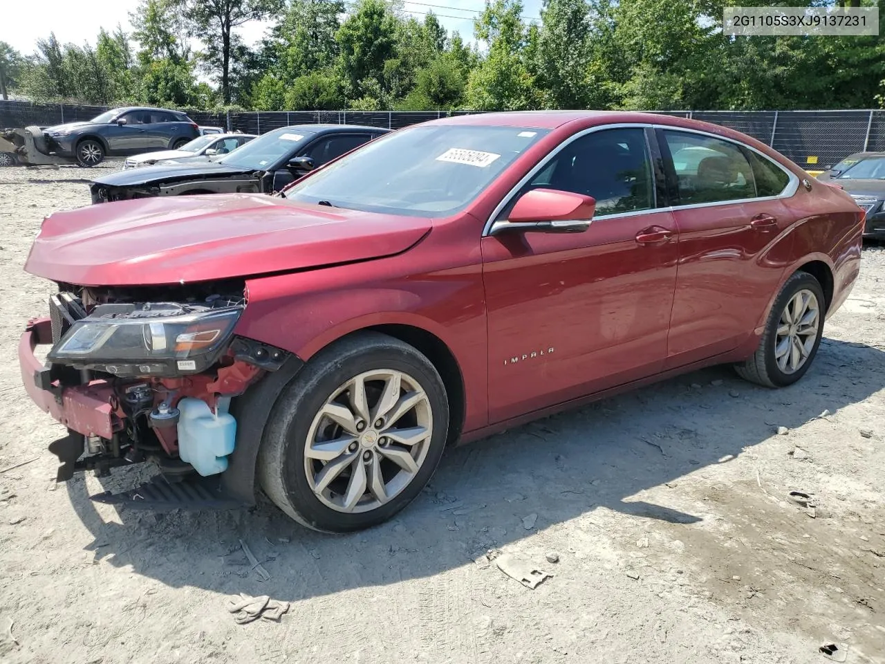 2018 Chevrolet Impala Lt VIN: 2G1105S3XJ9137231 Lot: 66505094