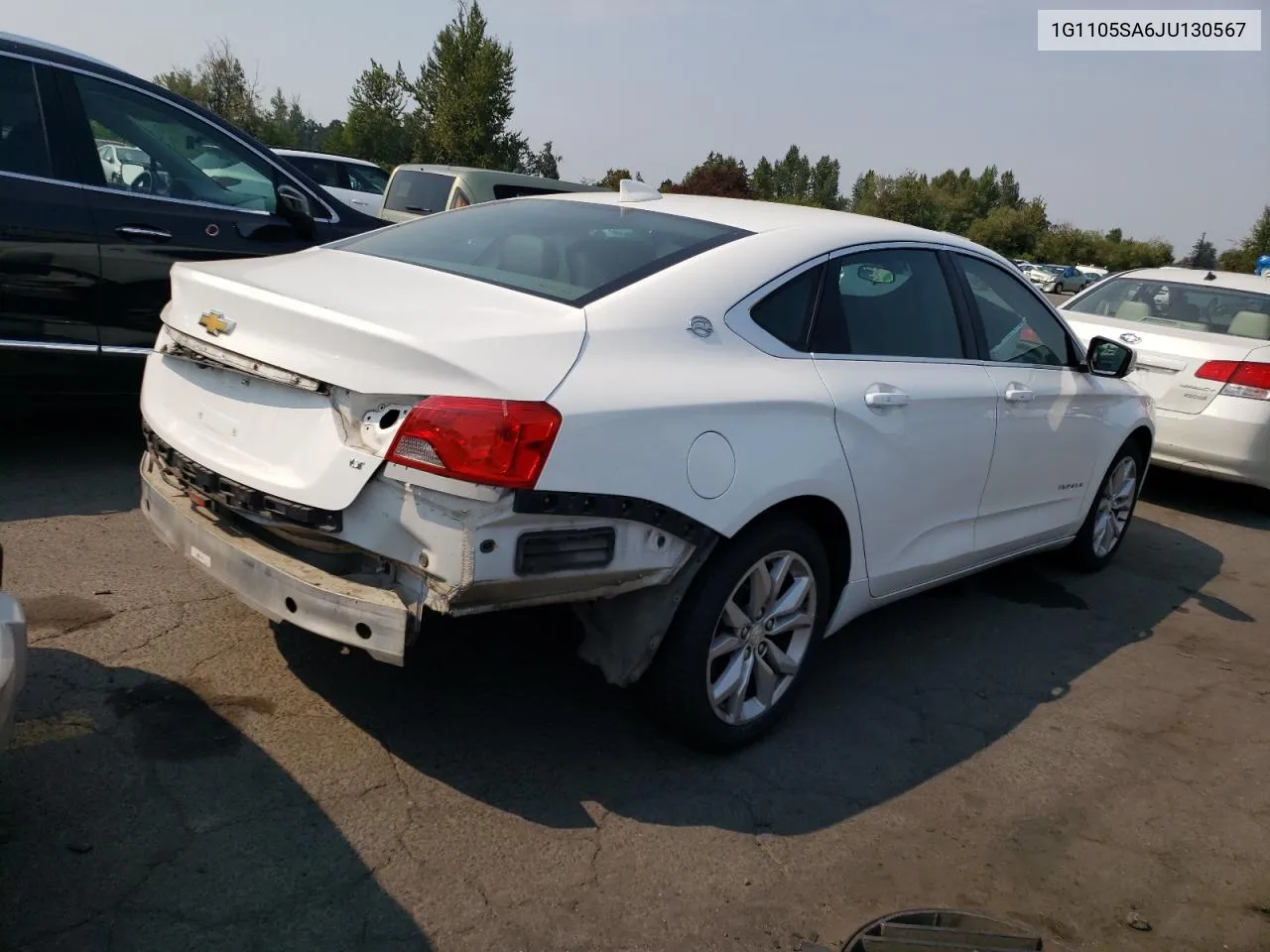 1G1105SA6JU130567 2018 Chevrolet Impala Lt