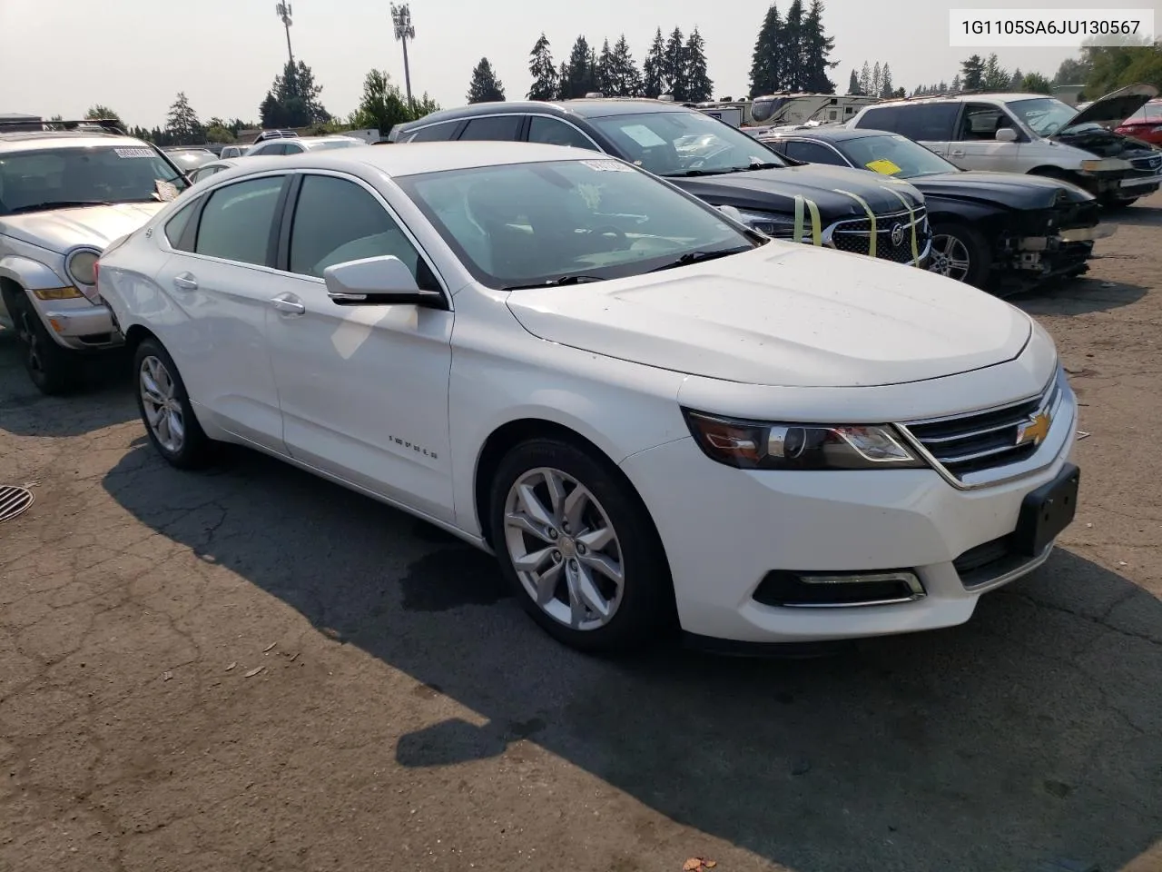 2018 Chevrolet Impala Lt VIN: 1G1105SA6JU130567 Lot: 66617224