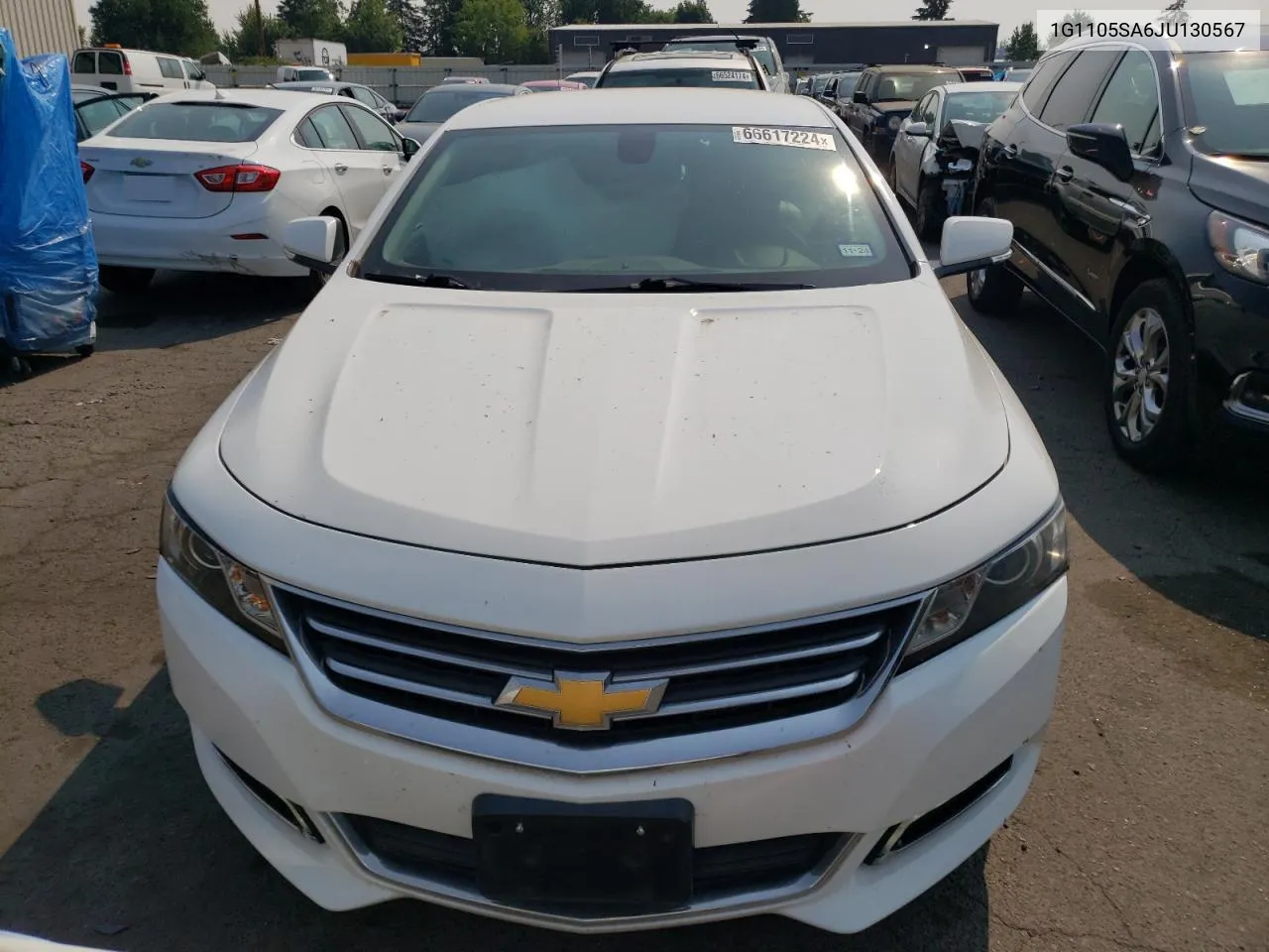 2018 Chevrolet Impala Lt VIN: 1G1105SA6JU130567 Lot: 66617224