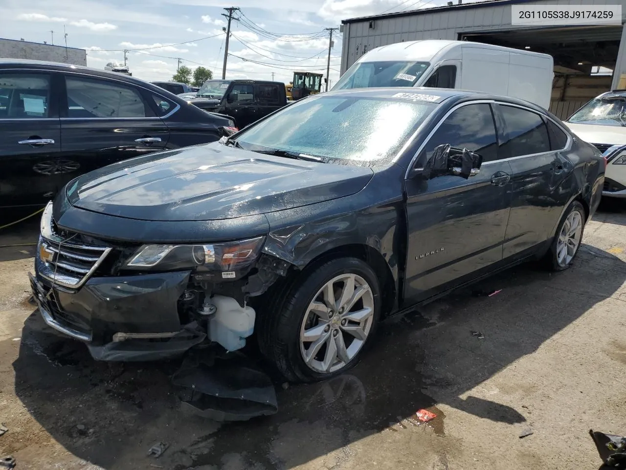 2018 Chevrolet Impala Lt VIN: 2G1105S38J9174259 Lot: 67147804