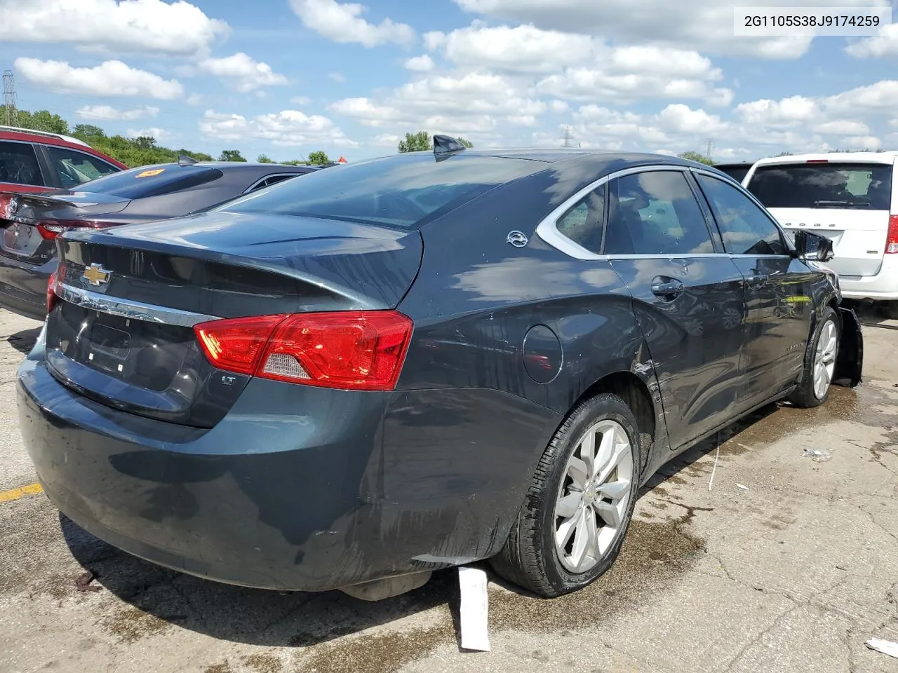 2G1105S38J9174259 2018 Chevrolet Impala Lt