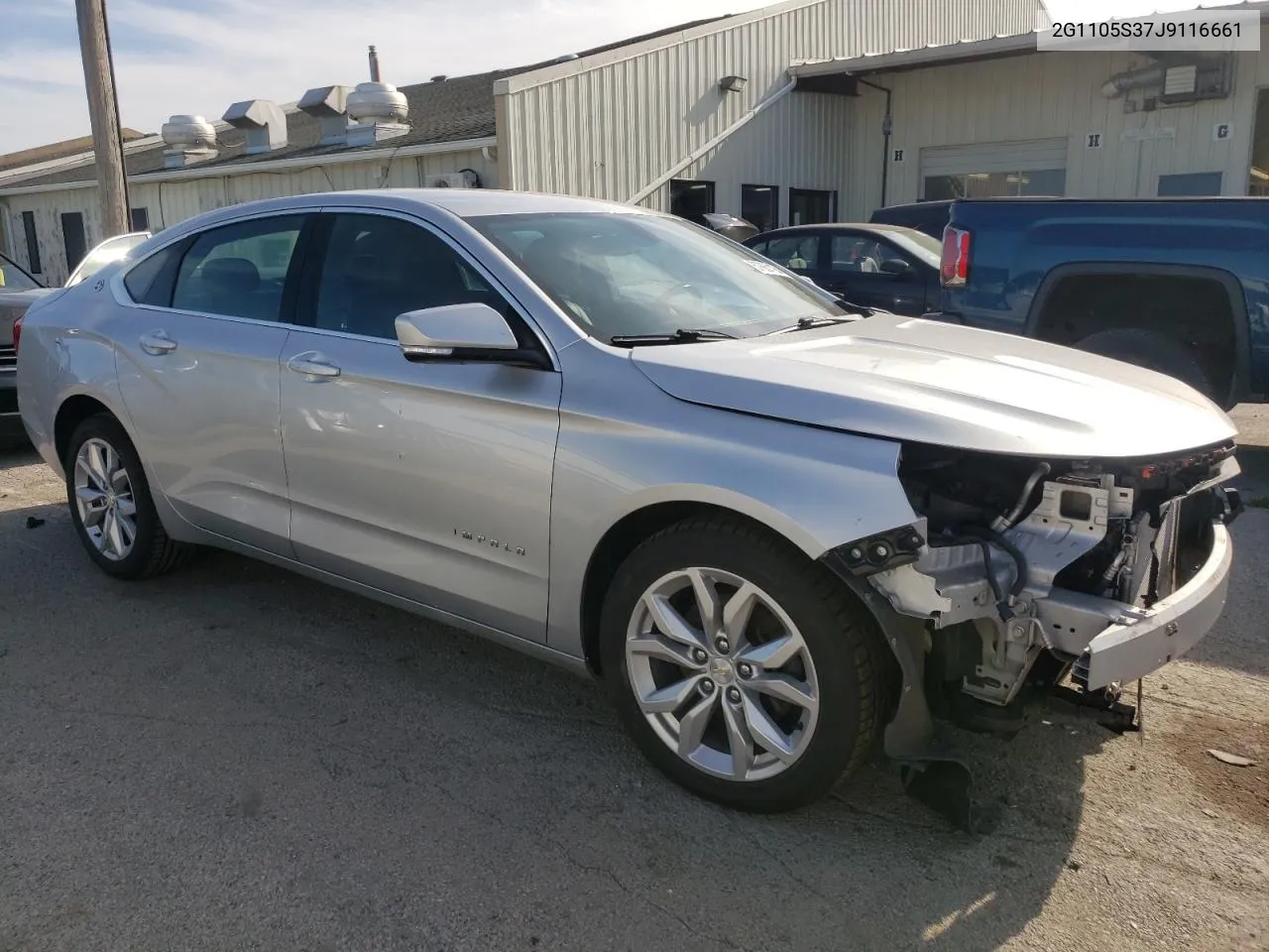 2018 Chevrolet Impala Lt VIN: 2G1105S37J9116661 Lot: 67867194