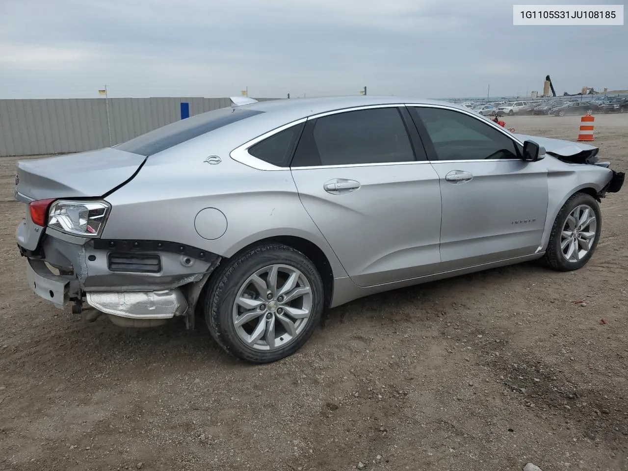 2018 Chevrolet Impala Lt VIN: 1G1105S31JU108185 Lot: 68014834