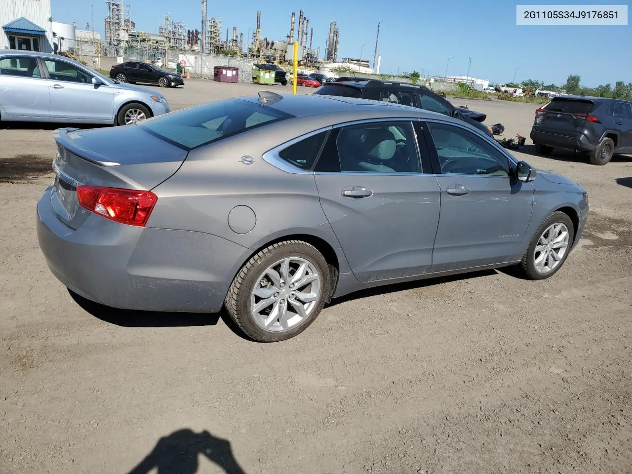 2G1105S34J9176851 2018 Chevrolet Impala Lt