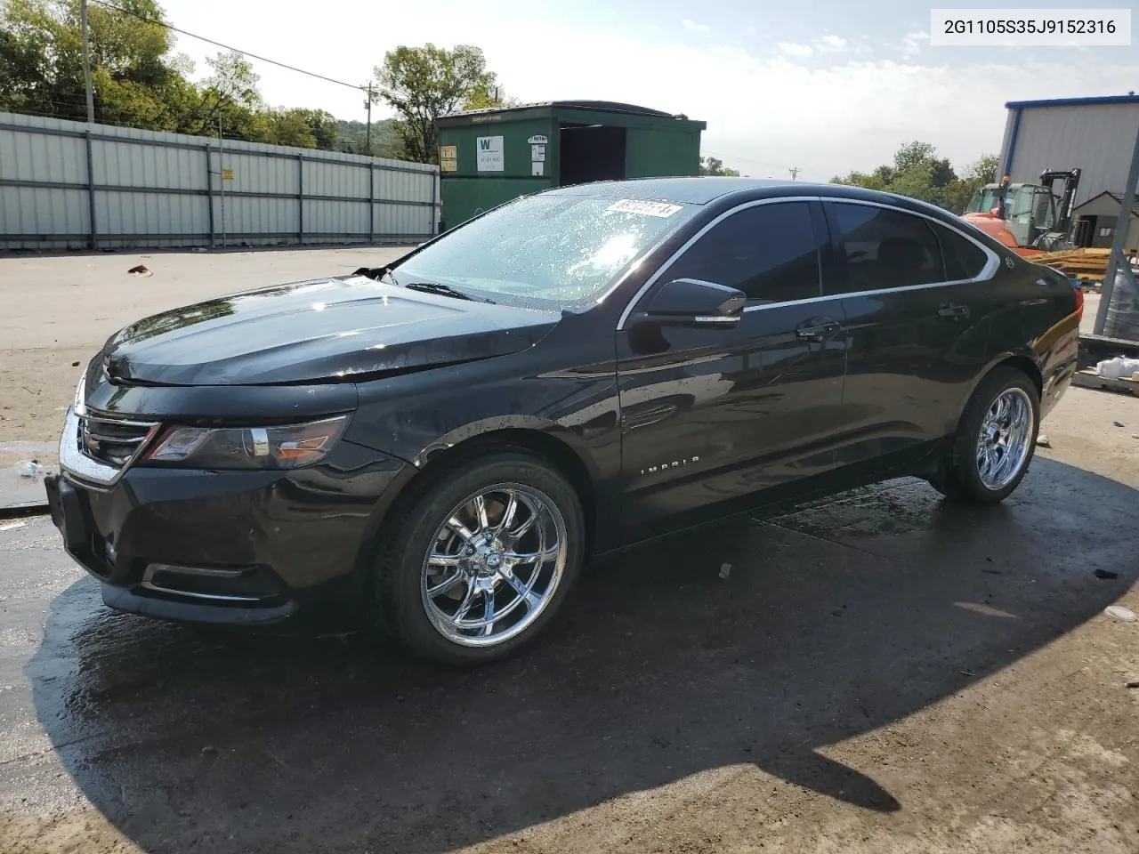 2018 Chevrolet Impala Lt VIN: 2G1105S35J9152316 Lot: 69502344