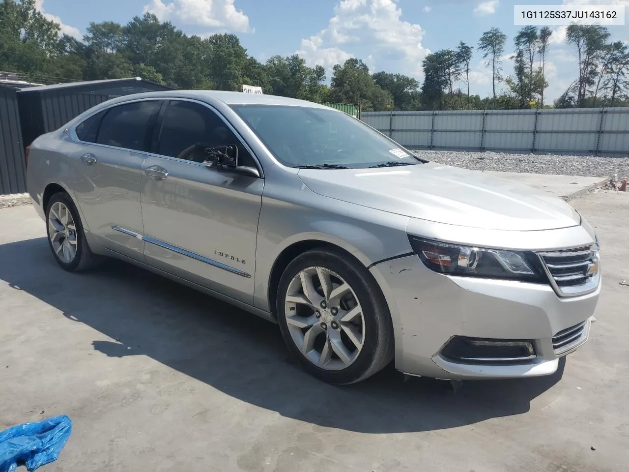 2018 Chevrolet Impala Premier VIN: 1G1125S37JU143162 Lot: 69606334