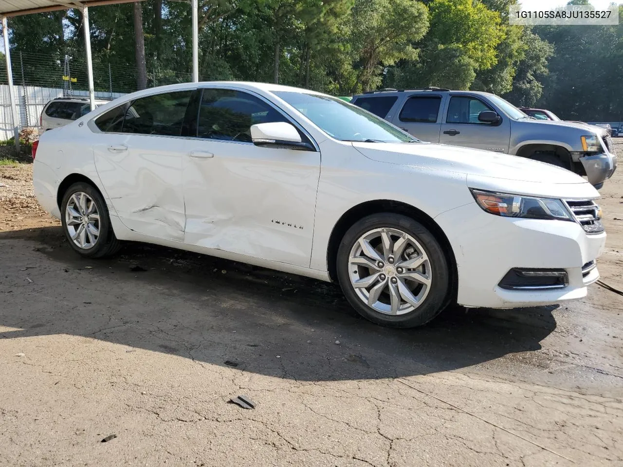 2018 Chevrolet Impala Lt VIN: 1G1105SA8JU135527 Lot: 69762444