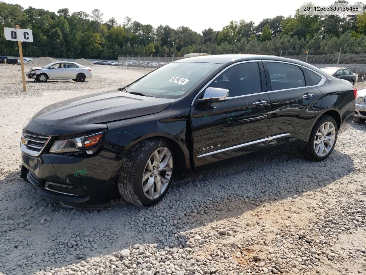 2018 Chevrolet Impala Premier VIN: 2G1125S33J9135458 Lot: 70184714