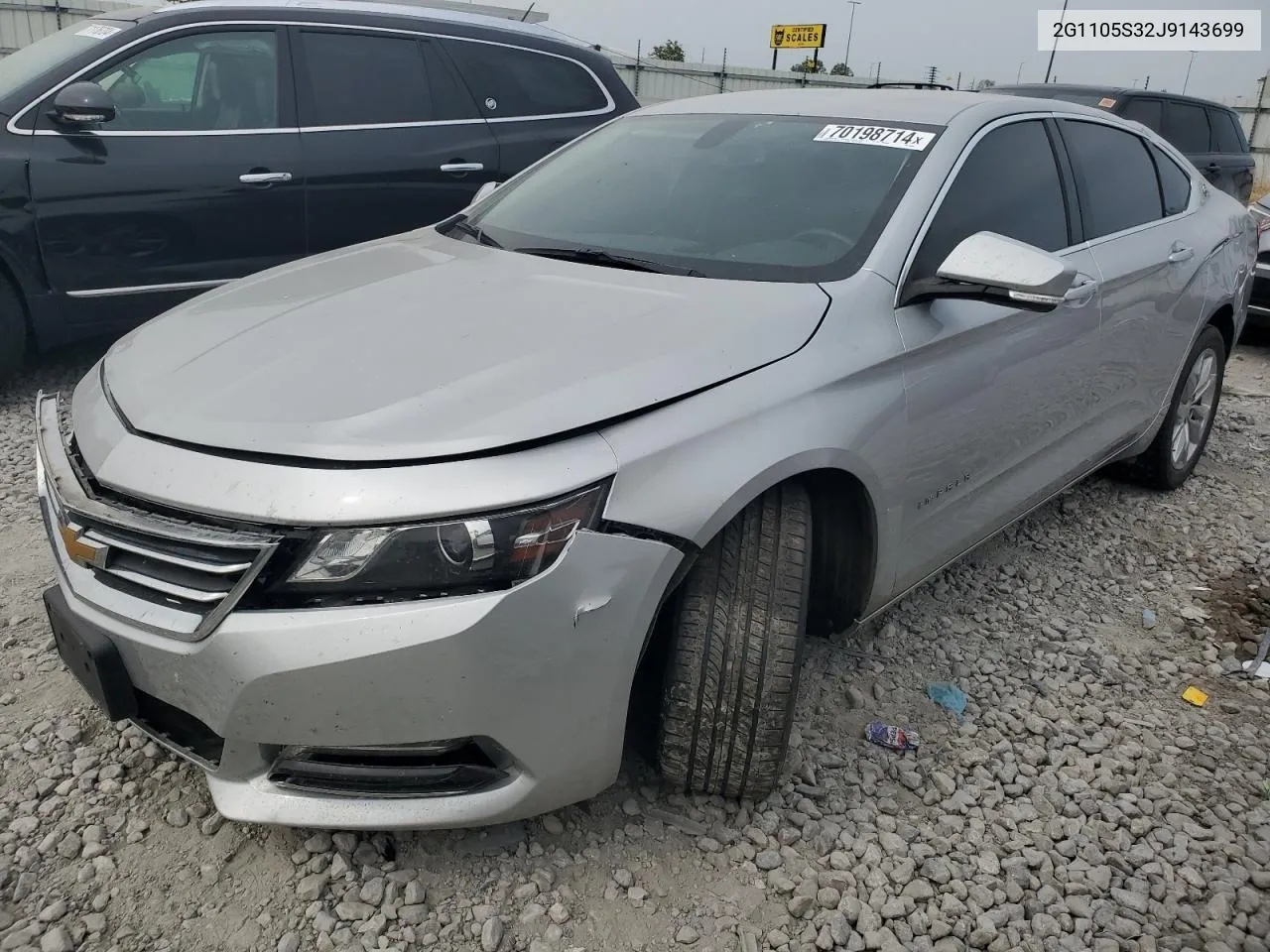 2018 Chevrolet Impala Lt VIN: 2G1105S32J9143699 Lot: 70198714