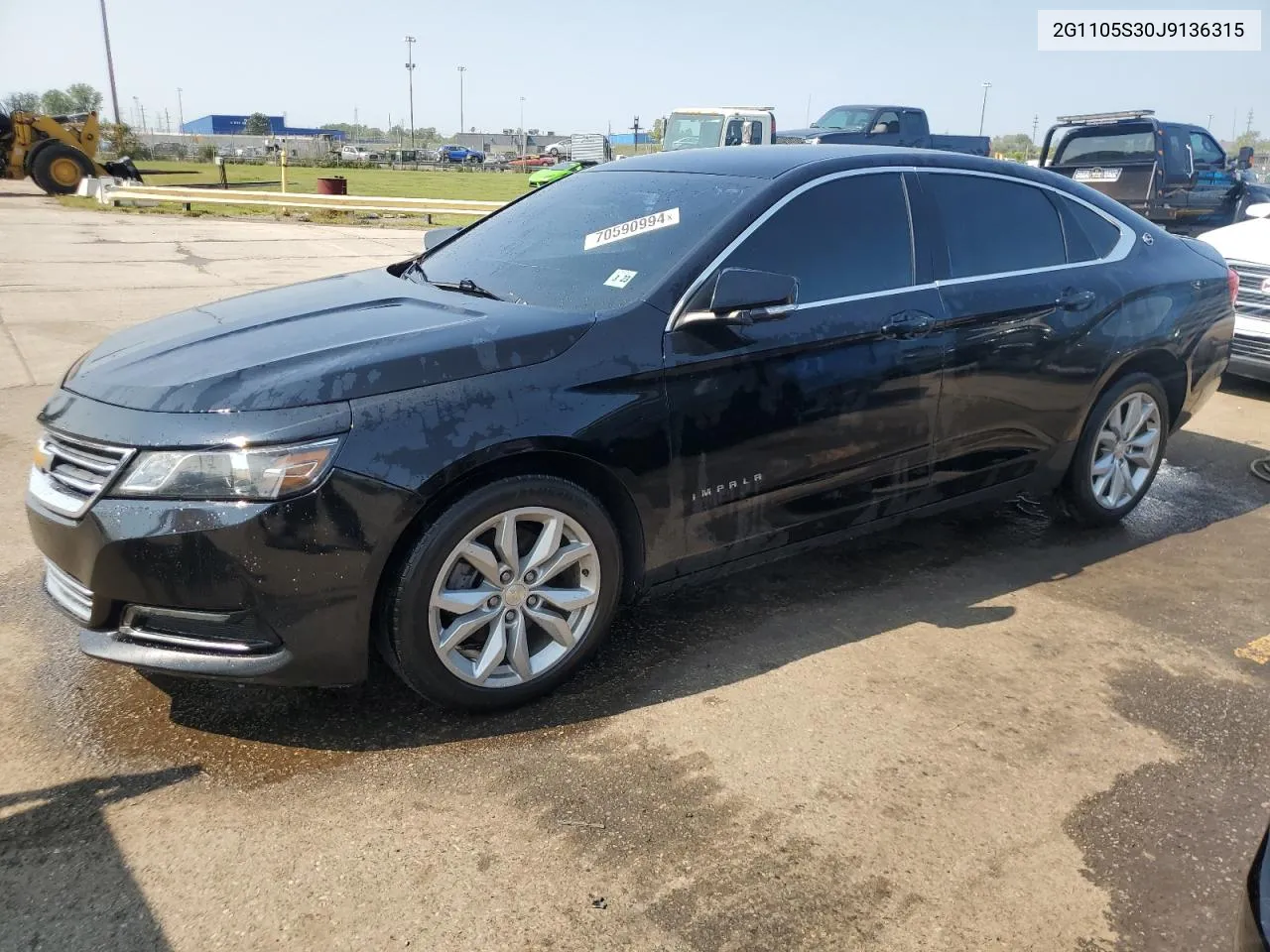 2018 Chevrolet Impala Lt VIN: 2G1105S30J9136315 Lot: 70590994