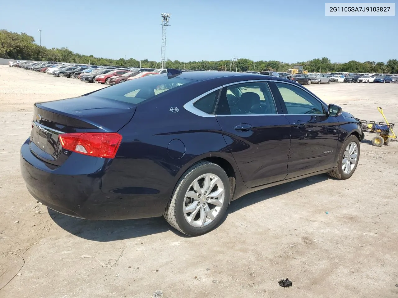 2018 Chevrolet Impala Lt VIN: 2G1105SA7J9103827 Lot: 70847004