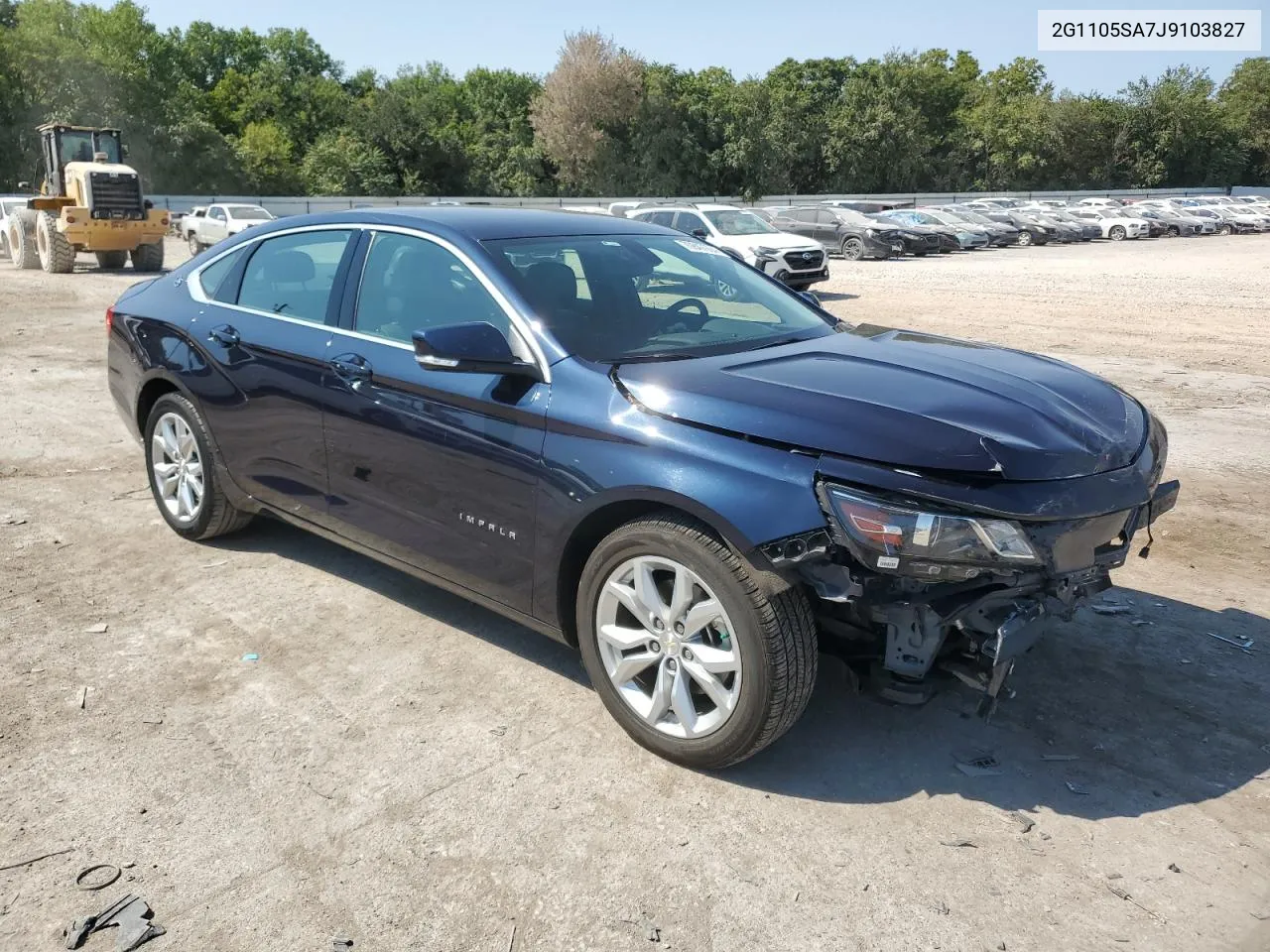 2018 Chevrolet Impala Lt VIN: 2G1105SA7J9103827 Lot: 70847004