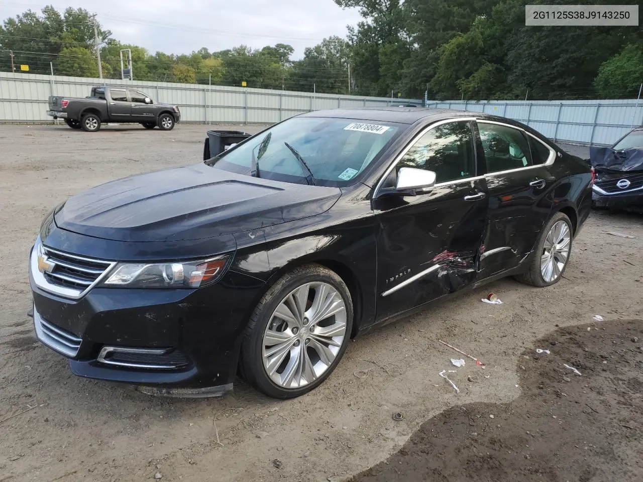 2018 Chevrolet Impala Premier VIN: 2G1125S38J9143250 Lot: 70878804