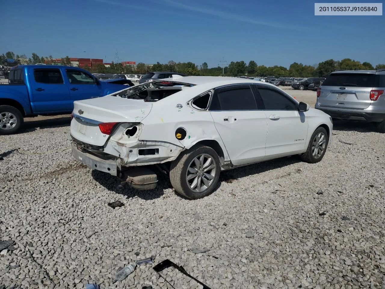 2G1105S37J9105840 2018 Chevrolet Impala Lt