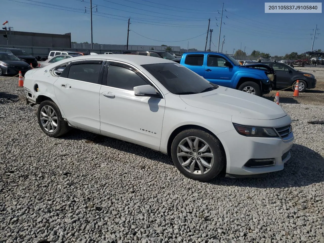 2G1105S37J9105840 2018 Chevrolet Impala Lt