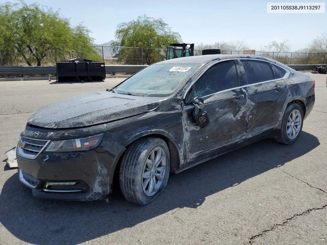 2018 Chevrolet Impala Lt VIN: 2G1105S38J9113297 Lot: 71397234